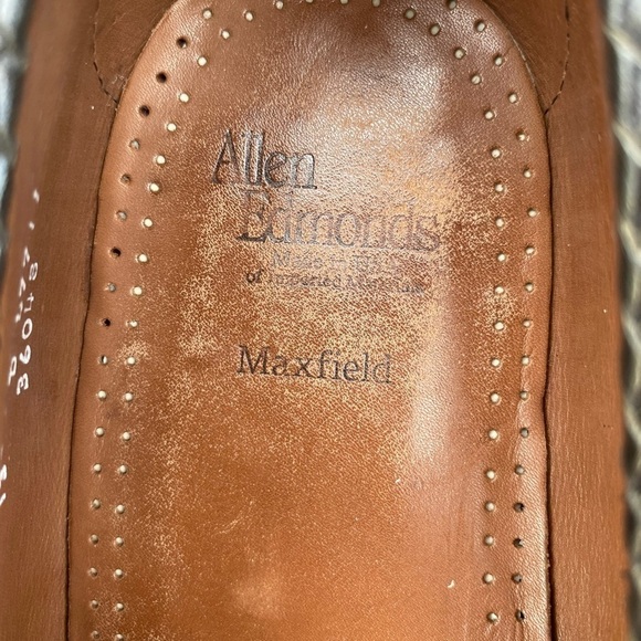Allen Edmonds MAXFIELD Tassel Loafer Leather USA Made Black Size 13 D main image 4